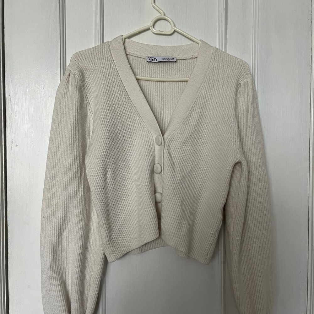 White Cardigan
